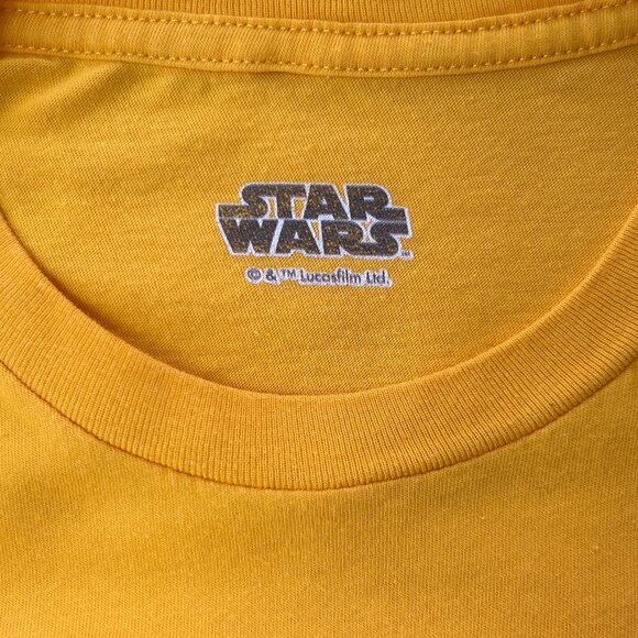 Star Wars vintage graphic tee orange - men's small - Picture 3 of 8